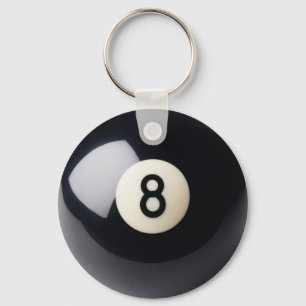 Billiards Snooker 8-Ball Sleutelhanger