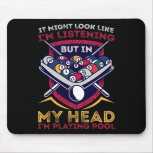 Billiards Snooker Pool Game Player Sportwedstrijd Muismat