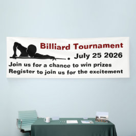Billiards Snooker Tournament Promotional Banner