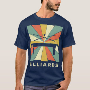 Billiards Sports  Retro T-shirt