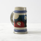 Billiards Stein Bierpul (Voorkant links)