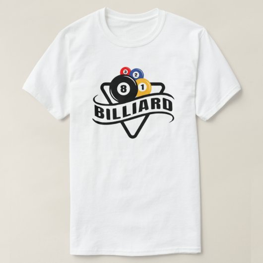 Billiards T-shirt (Design voorkant)