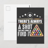 Billiards Team Pool Player Gift for Snooker Fans Briefkaart (Voorkant / Achterkant)