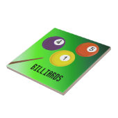 Billiards Tegeltje (Zijkant)
