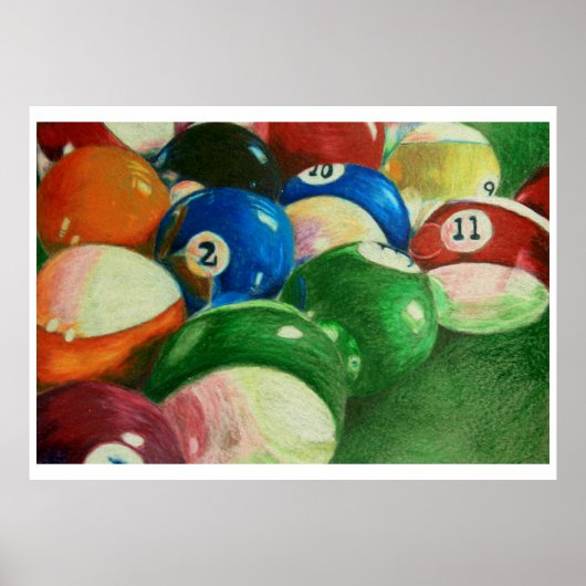 Billiards Time-Robert Hodgson Poster (Voorkant)