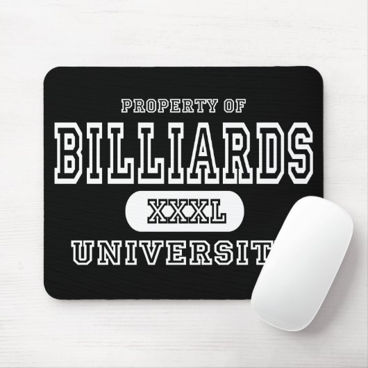 Billiards University Dark Muismat (Met muis)