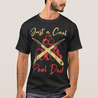 Billiards Vader Papa Pool Papa T-shirt