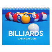 Billiards Wall Calendar Kalender (Hoes)
