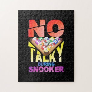 Billiardspeler   Geen praatjesmaakster tijdens de  Legpuzzel