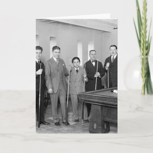 Billiardsterren: 1927 kaart (Voorkant)