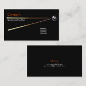 BilliardVisitekaartje Visitekaartje (Voorkant / Achterkant)