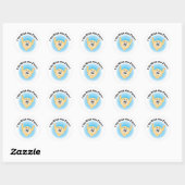 Billie Bladder Stickers "I Go With The Flow" (Feuille)