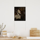 Billie Holiday Jazz Singer Poster (Keuken)