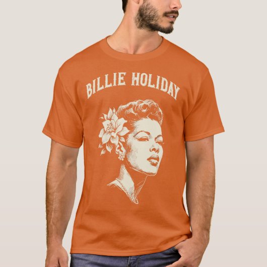 Billie Holiday T-shirt (Voorkant)