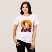 Billie Holiday Tri-Blend Shirt (Voorkant volledig)