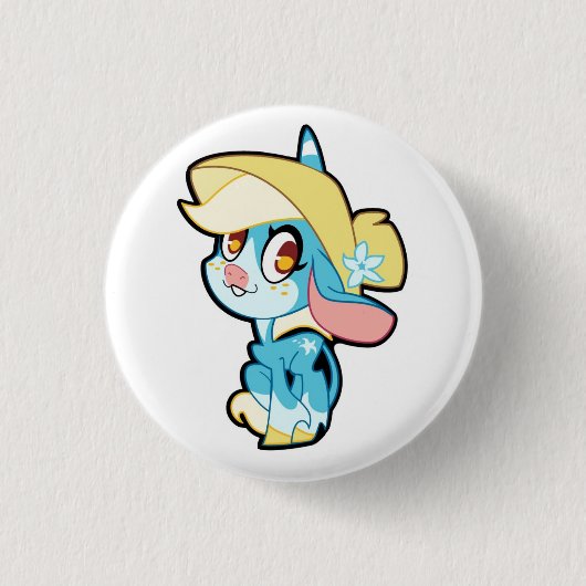 Billie op een knop ronde button 3,2 cm (Voorkant)