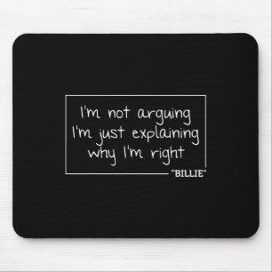 Billie Quote Grappige Verjaardag Gepersonaliseerde Muismat