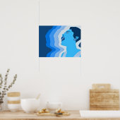 Billie's Blues Poster (Keuken)