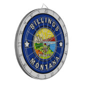 Billings Montana Dartbord (Voorkant Links)