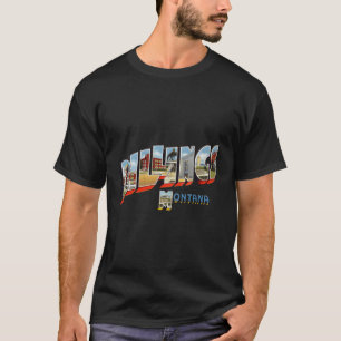 Billings Montana Mt Retro Souvenir T-shirt