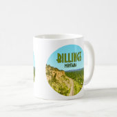 Billings Montana Rim Rocks  Koffiemok (Voorkant rechts)