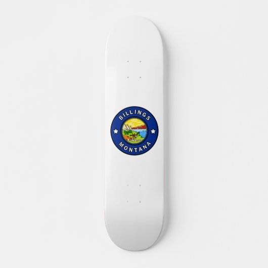Billings Montana Skateboard (Voorkant)
