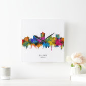 Billings Montana Skyline Vierkante Klok (Huis)