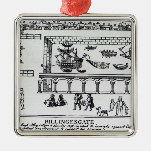 Billingsgate Market Metalen Ornament (Voorkant)