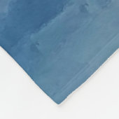 BILLOWENDE KLEUREN FLEECE DEKEN (Hoek)