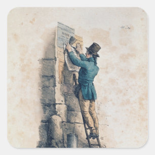 Billposter Vierkante Sticker