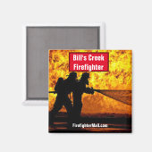 Bill's Creek Firefighter Magnet Magneet (Voorkant / Achterkant)