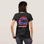 Bills for Buffalo Fan Retro Foot T-shirt (Achterkant volledig)
