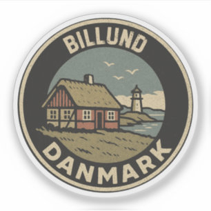 Billund, Denemarken Danmark Sticker