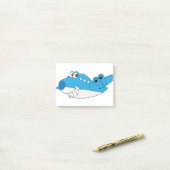 Billy Blue Post-it® Notes (Op bureau)