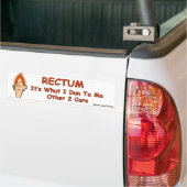 Billy Bob-Rectum Bumpersticker (Op Truck)