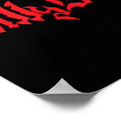 Billy Bob _ Tattoo _ Naam Poster (Hoek)