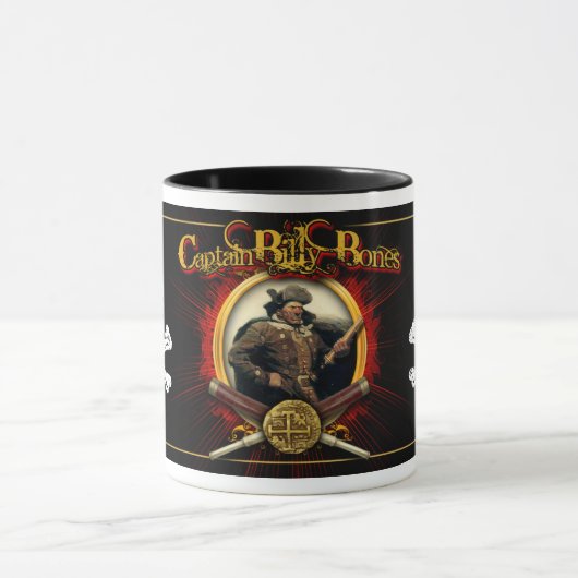 Billy Bones Pirate Coffee Mug (Centre)