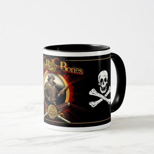 Billy Bones Pirate Coffee Mug (Devant droit)