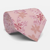 Billy Bong Hawaiian - Island Butterfly Satin Strop Stropdas (Opgerold)