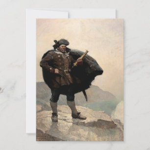 Billy Botten, Treasure Island, door N.C. Wyeth Kaart