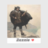 Billy Botten, Treasure Island, door N.C. Wyeth Sticker (Vel)