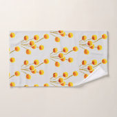 Billy bouton fleurs jaunes modernes (Serviette à main)