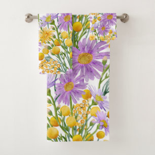 Billy Buttonnen en Daisy Bloemen Bad Handdoek