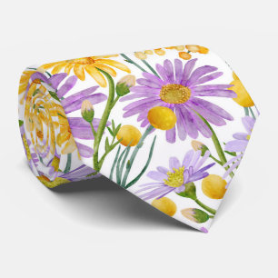 Billy Buttonnen en Daisy Bloemen Stropdas