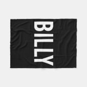 Billy - Cool New Funny Name Fan Gift Tee  Fleece Deken (Voorkant (Horizontaal))