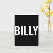 Billy - Cool New Funny Name Fan Gift Tee  Kaart (Gele Bloem)