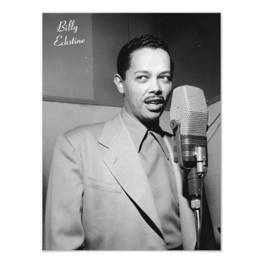 Billy Eckstine Foto Afdruk (Voorkant)
