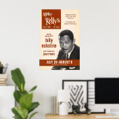 Billy Eckstine jazzposter - Mister Kelly's Poster (Thuiskantoor)