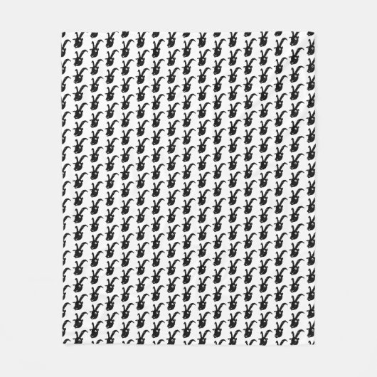 Billy Goat Aardappel Print Fleece Deken (Voorkant)