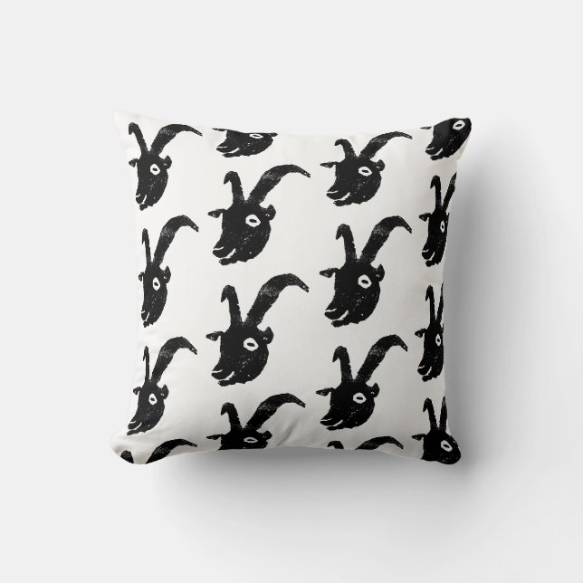 Billy Goat Aardappel Print Kussen (Voorkant)